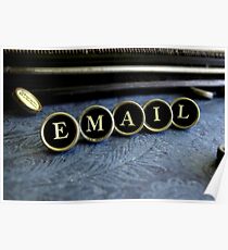 Email - Blue Poster