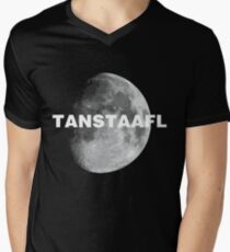 TANSTAAFL & Moon Men's V-Neck T-Shirt