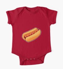 Pixel Hot Dog One Piece - Short Sleeve