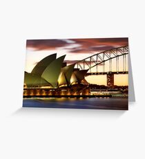 Sydney Icons Closeup Greeting Card