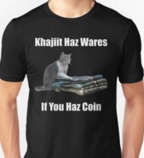 Khajiit haz wares - V.3 classic meme Slim Fit T-Shirt