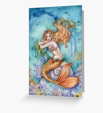 Mermaid Fantasy Art Under the Sea Greeting Card