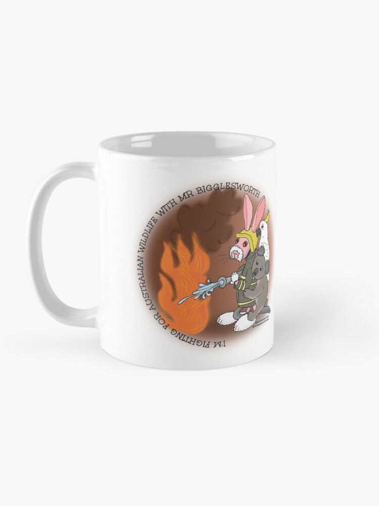 Alternate view of Mr Bigglesworth - Helping the Australian Wildlife in the Bushfires Mug