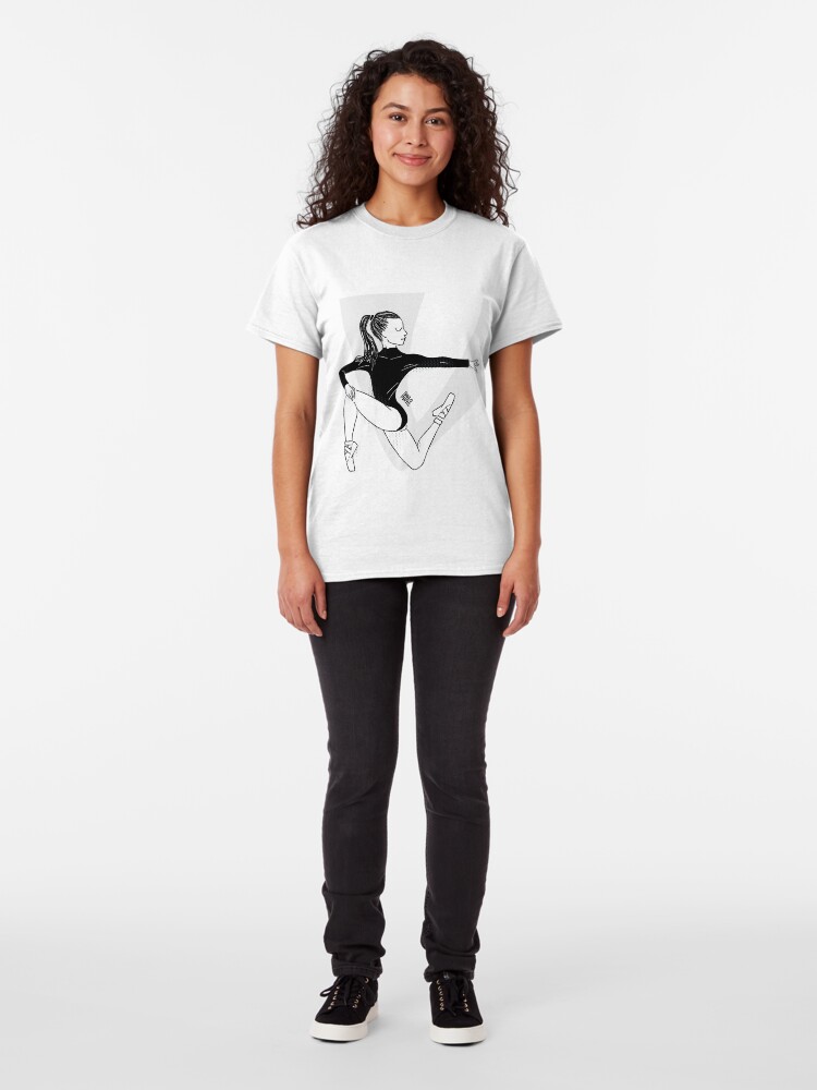 Vista alternativa de Camiseta clásica Bailarina de Ballet