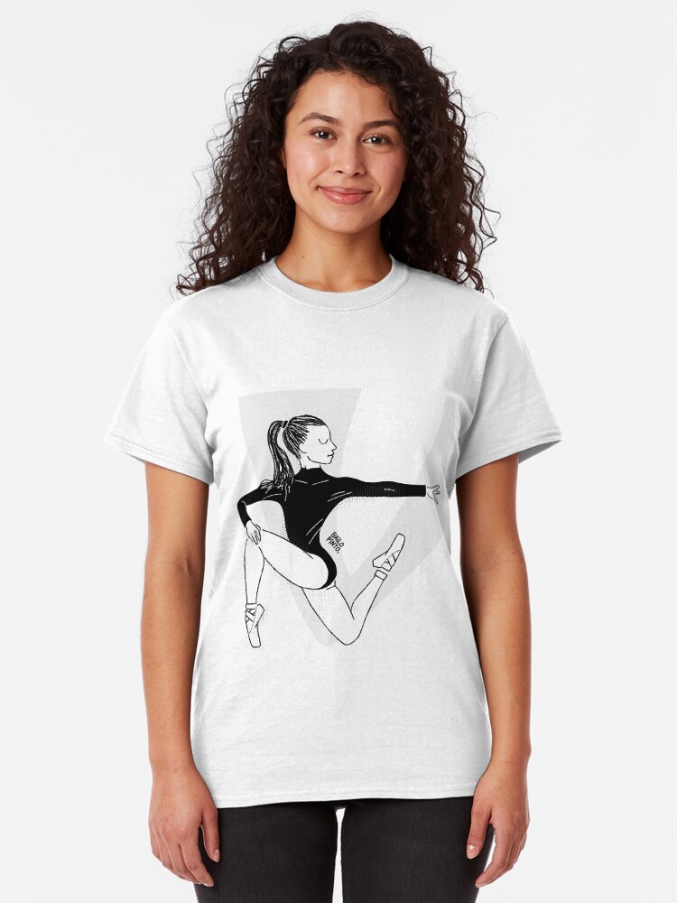 Vista alternativa de Camiseta clásica Bailarina de Ballet
