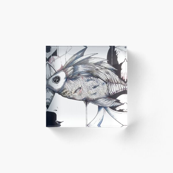 Mayakovsky Fisch Acrylblock