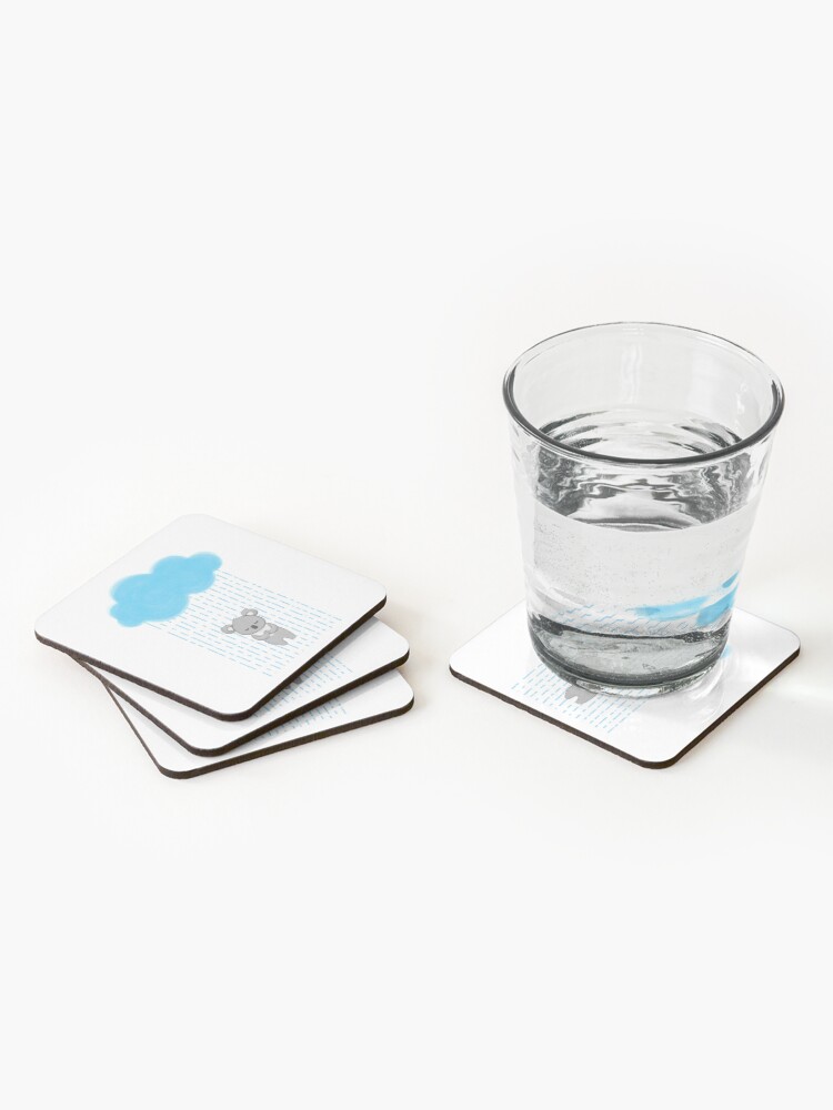 Alternate view of Prayer for Australia - 100% proceeds go to the Koala Hospital Coasters (Set of 4)