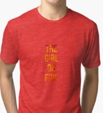 The Girl on Fire Tri-blend T-Shirt
