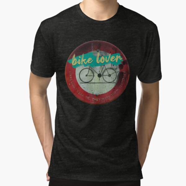 Bike lover T-shirt chiné