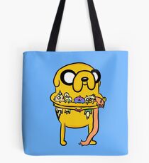 Jake with his kids - Adventure Time Tote Bag