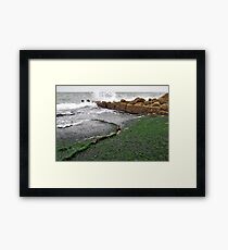 At the base of the Brouwersdam..... Framed Print