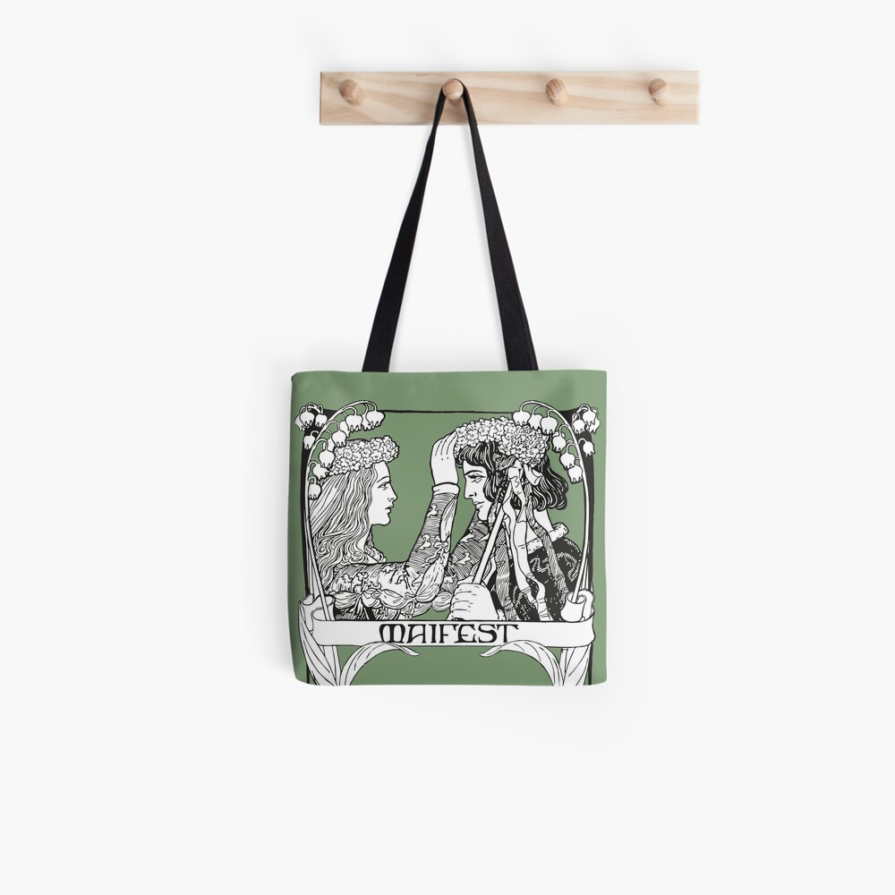 May Day Art Nouveau Tote Bag