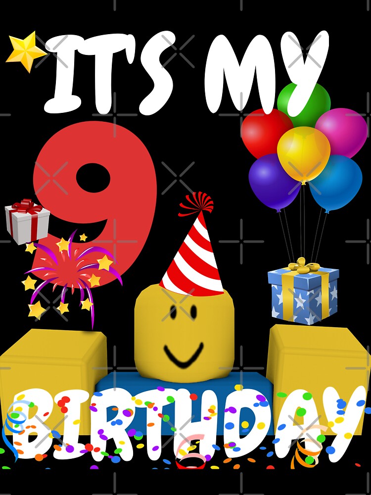 Roblox Noob Birthday Boy It S My 9th Birthday Fun 9 Years Old Gift - 14 best noob images roblox memes roblox funny roblox gifts
