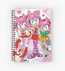 Happy-B Day Amy Rose Spiral Notebook