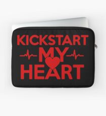 Kickstart My Heart Red Laptop Sleeve