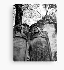 Leaning Graves Metal Print