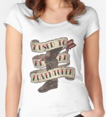 Abenteurer wie du Tailliertes Rundhals-Shirt