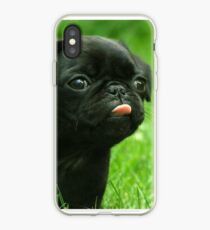 Black Pug iPhone Case