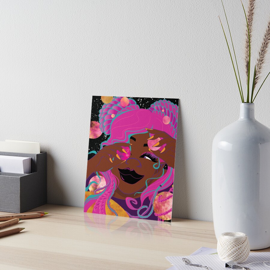 Planet Collector Art Board Print