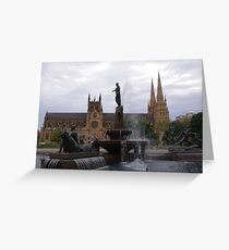 St Marys' Church, Sydney, Australia Greeting Card