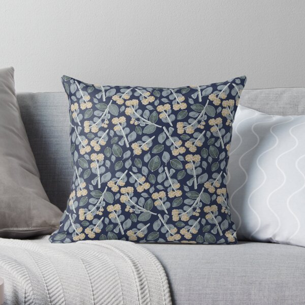 Vintage Wattle Pattern Throw Pillow