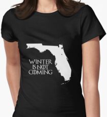 Camiseta entallada para mujer El invierno NO viene