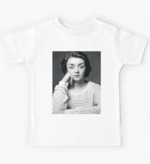 Maisie Williams Black & White Kids Tee