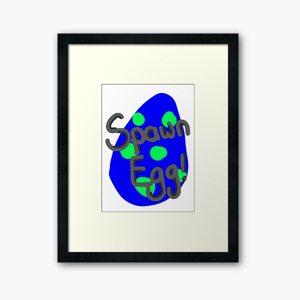 Spawn Egg Framed Art Print