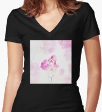 Love your sexy body Women's Fitted V-Neck T-Shirt