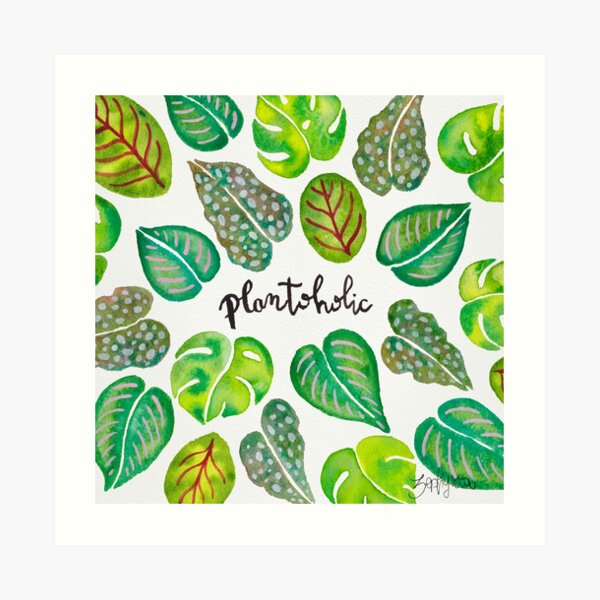 Plantoholic Art Print