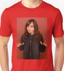 Ellen Page Zeug Slim Fit T-Shirt