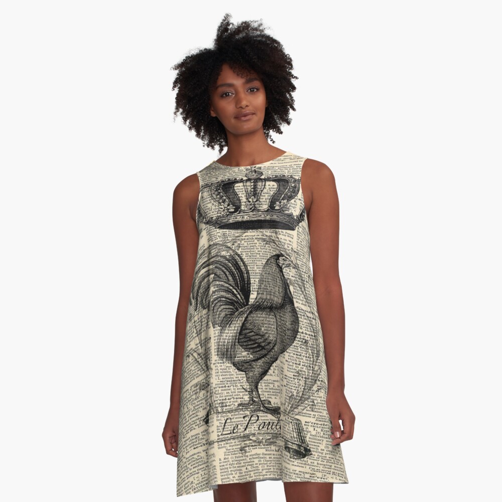 French Chicken Western Country Kitchen Decor Farmhouse Rooster A