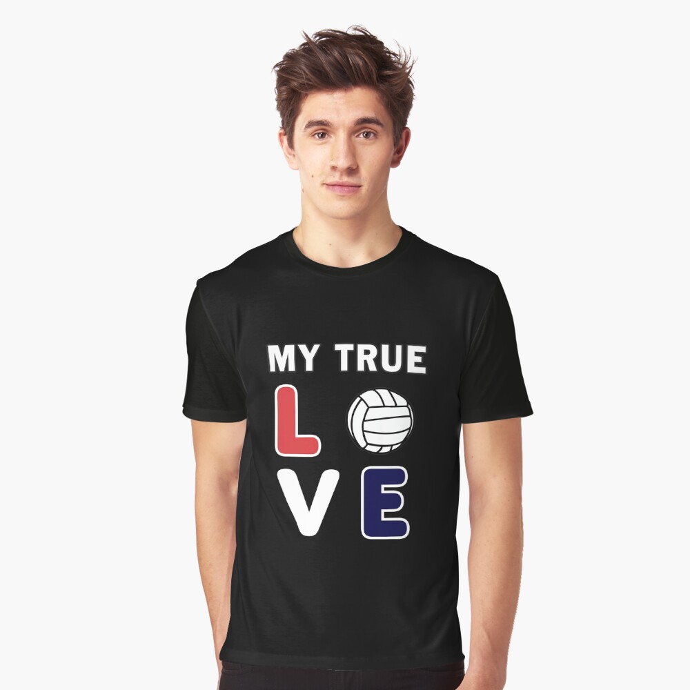 Volleyball Lover, Teen girls player funny Gift. Graphic T-Shirt