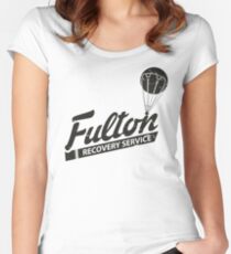 Fulton Recovery Service - Damaged Women's Fitted Scoop T-Shirt
