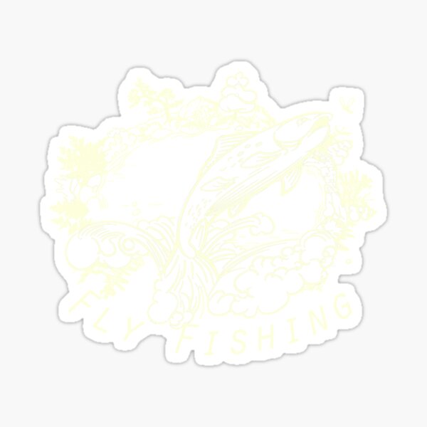 Flyfishing Dark Sticker