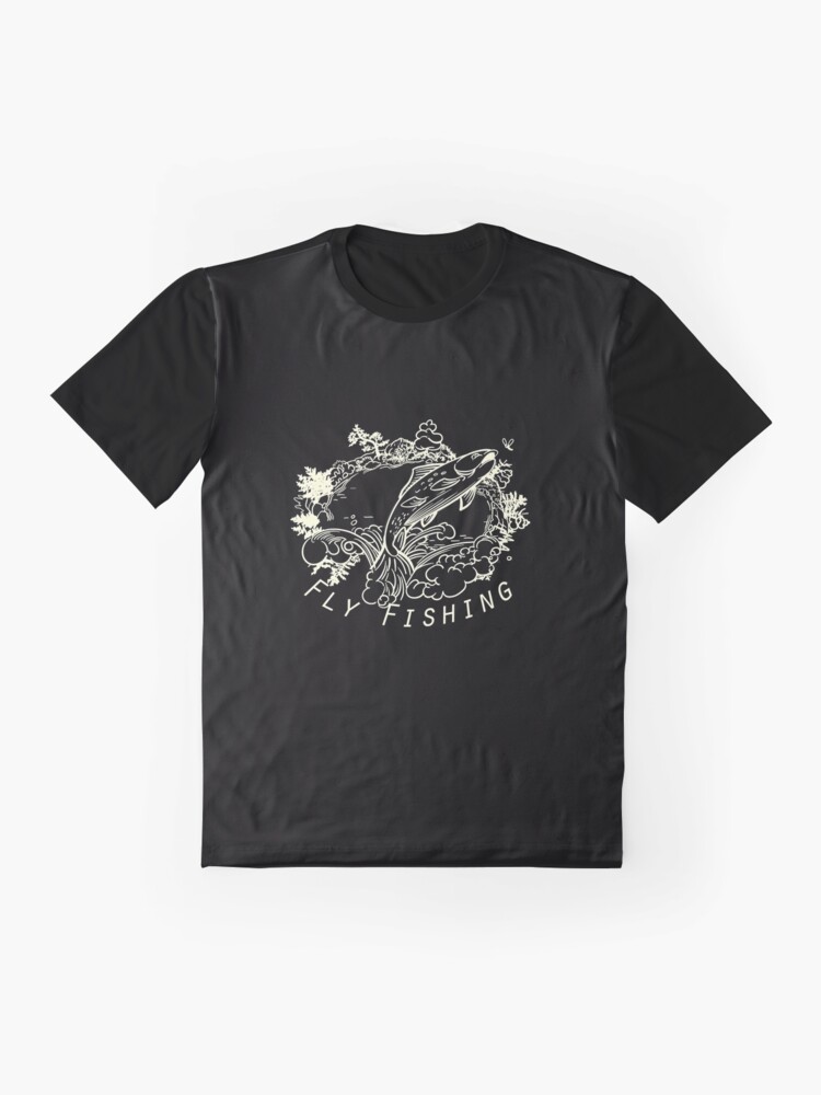Alternate view of Flyfishing Dark Graphic T-Shirt