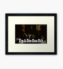 It's Monday Zip-A-Dee-Doo-Dah Framed Print
