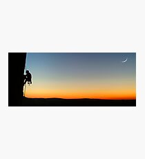 Climbing Dude Photographic Print