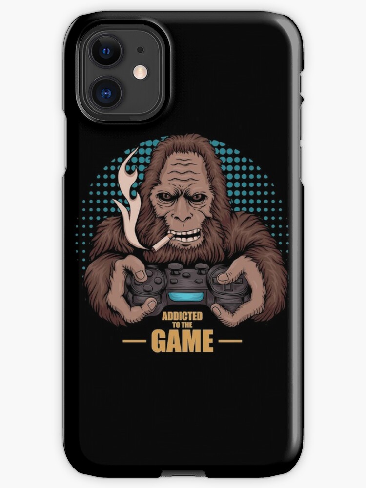 Bigfoot Addicted To Game Bigfoot Gamer Iphone Case Cover By Sophiepacocha Redbubble - roblox bigfoot games