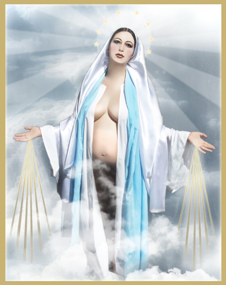"Virgin Mary " by Analisa Ravella Redbubble
