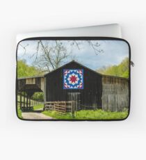 Kentucky Barn Quilt - Carpenters Wheel Laptop Sleeve