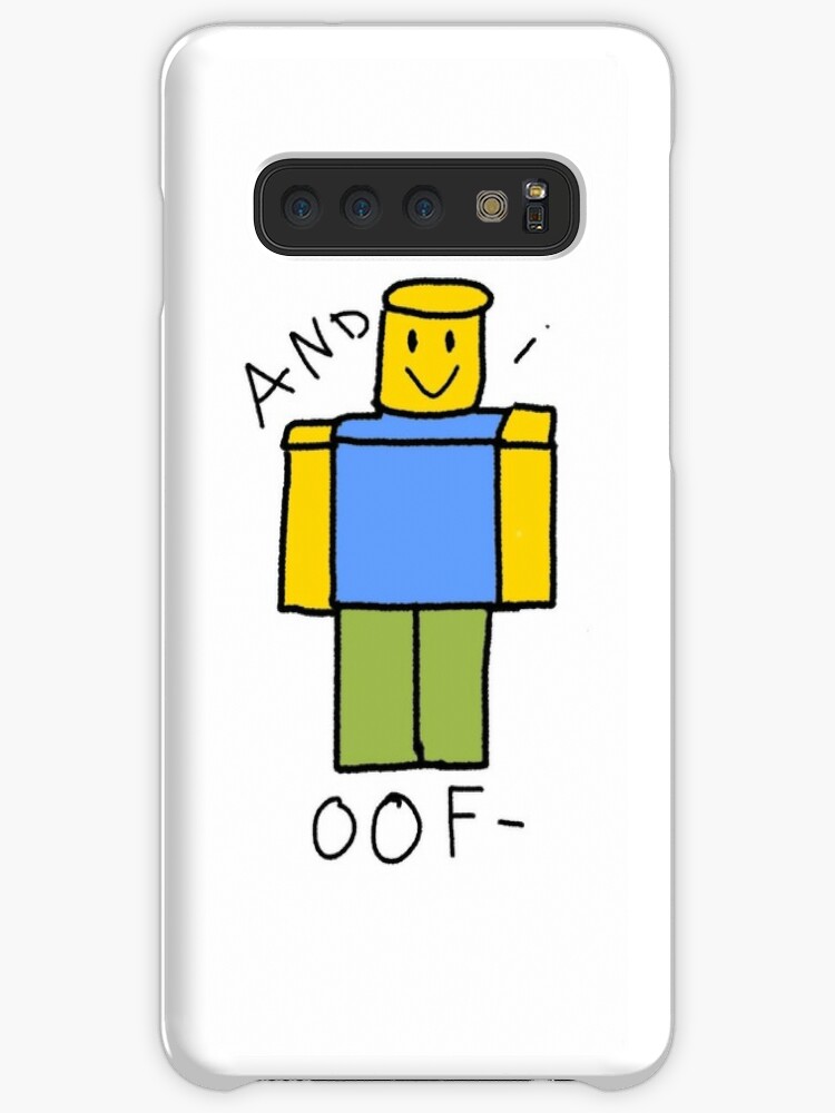 Roblox And I Oof Tshirt Case Skin For Samsung Galaxy By Korbyshrok Redbubble