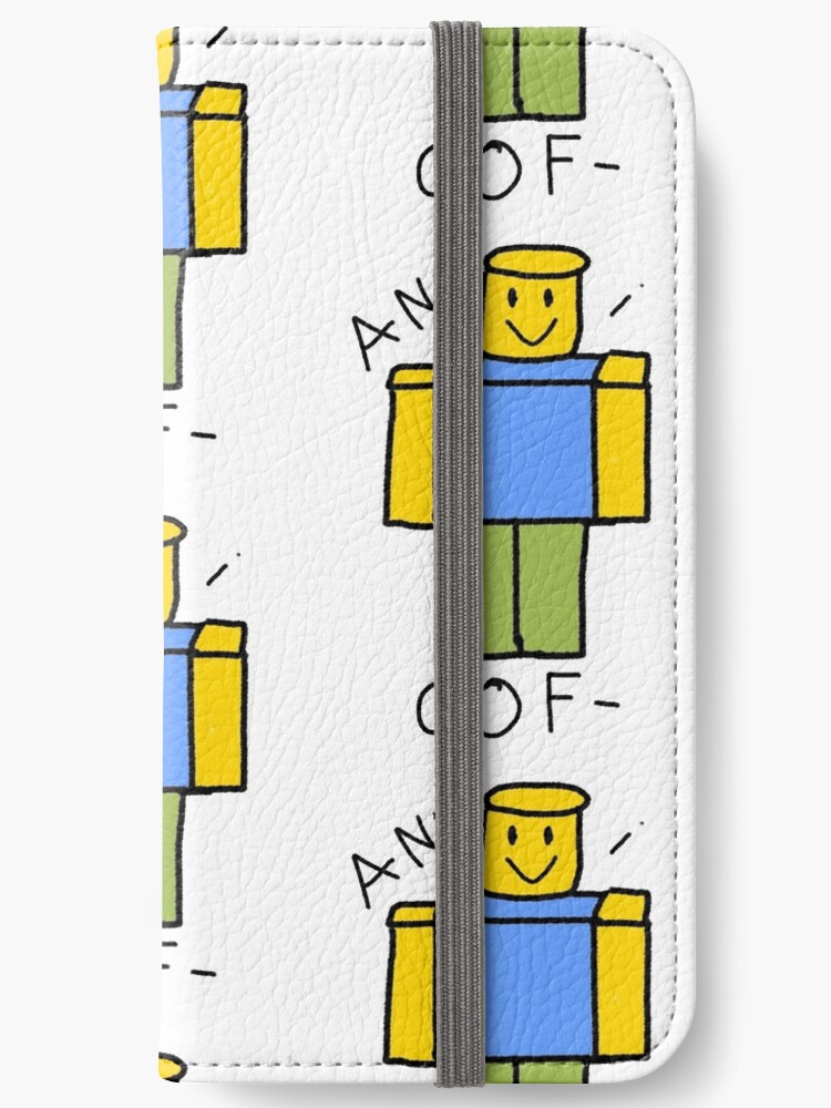 Roblox And I Oof Tshirt Iphone Wallet By Korbyshrok Redbubble - kirby shirt roblox