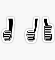 Manual Transmission Pedals Sticker