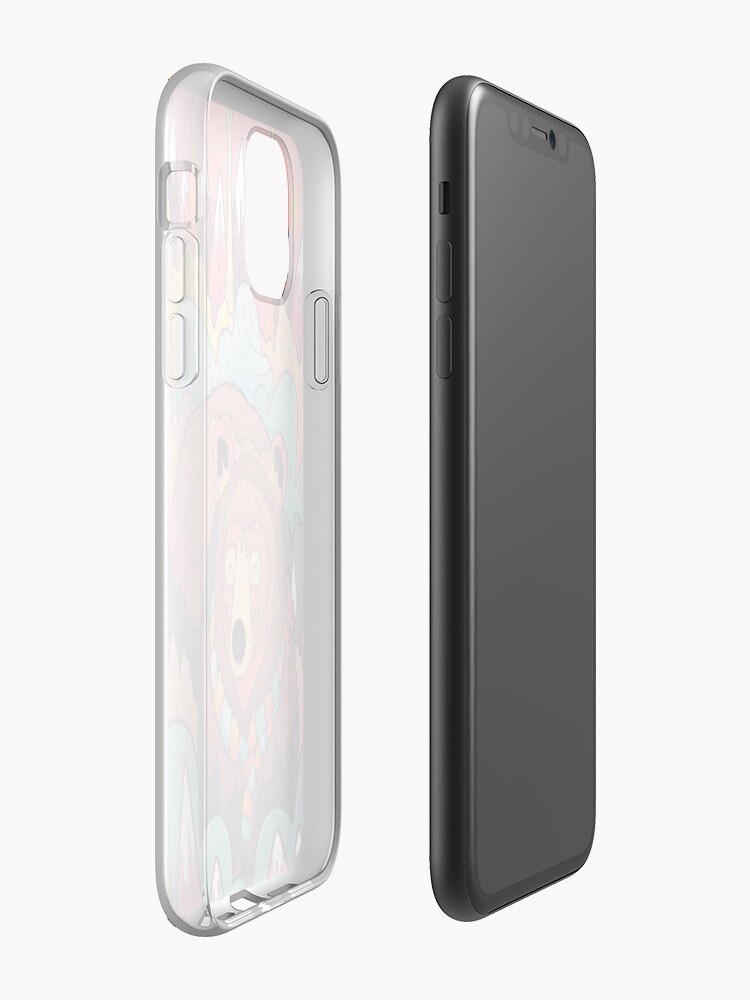 Alternate view of Winter bear forest iPhone Case & Cover