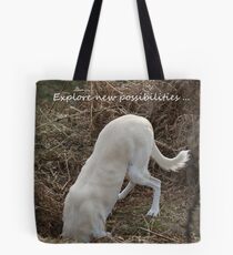 Explore new possibilities Tote Bag