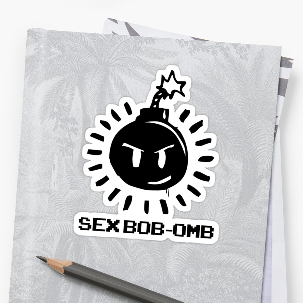 Sex Bob Omb Stickers By Cadaver138 Redbubble 