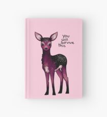 Galaxy Sparkle Fawn Hardcover Journal