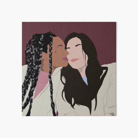 In Love Art Board Print