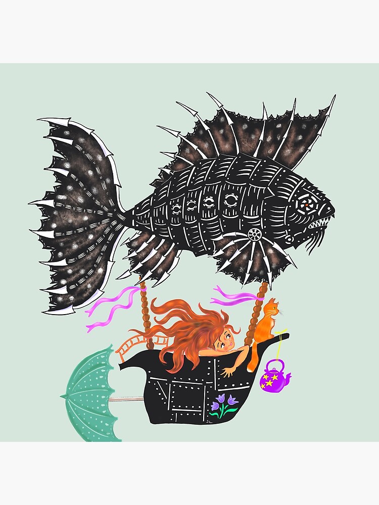 Steampunk mechanical fish by Shalinee2020